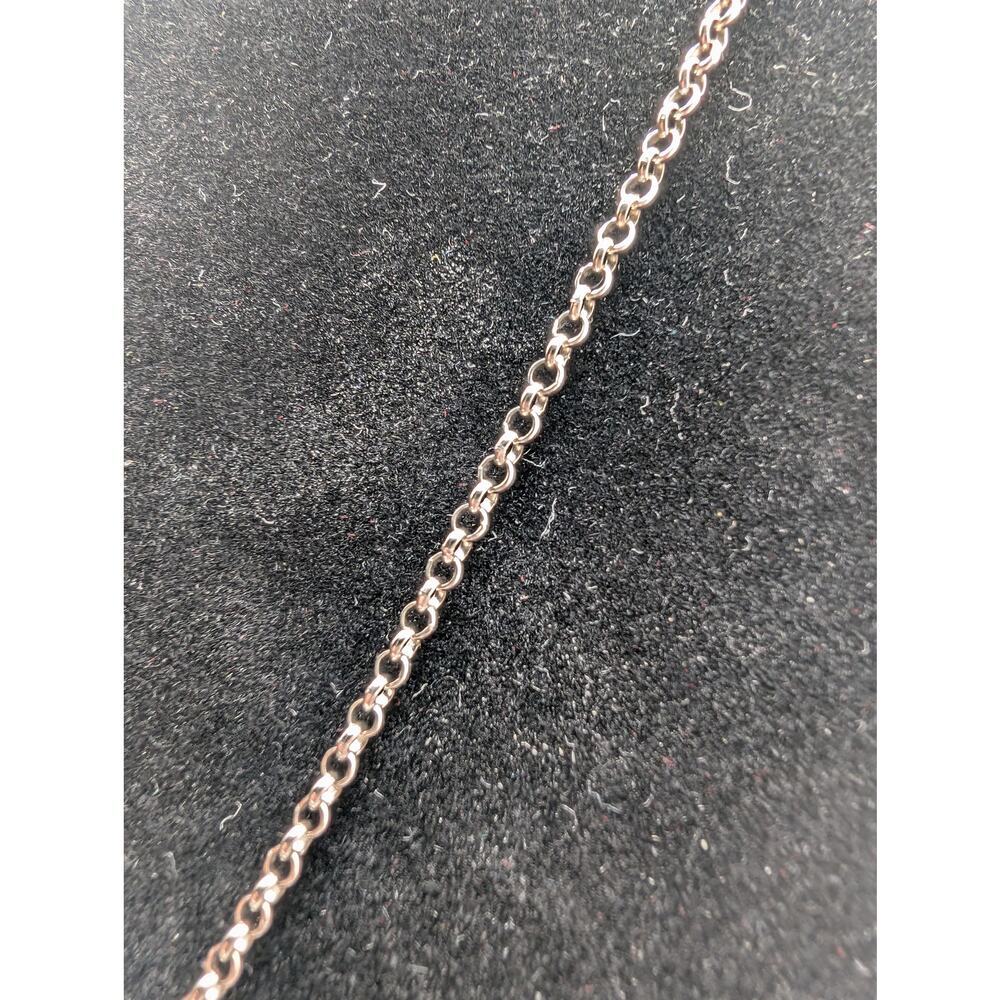 Gucci Interlocking GG Pendant Necklace 925 Sterling Silver Italy ~18" - Picture 5 of 12